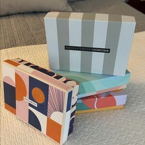 Bundle of 4 empty Birchbox boxes, EUC